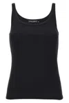Dolce & Gabbana Ribbed Slim Black Tank Top
