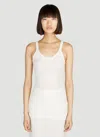 Dolce & Gabbana Women Ribbed Tank Top In White