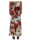 Dolce & Gabbana Women's Rose Print Pajama Pants | Size 44 | Ftampt Color Is1zdha5pd