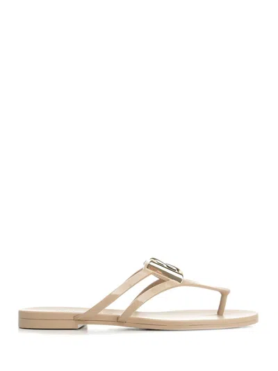 Dolce & Gabbana Women Rubber Flip-flops In Brown