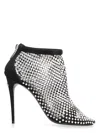 Dolce & Gabbana Rhinestone-embellished Satin Pumps In Black