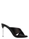 Dolce & Gabbana Satin Sandals With Back Monogram