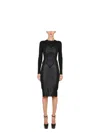 Dolce & Gabbana Sequin Embellished Jersey Midi Dress