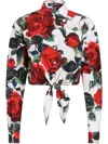 Dolce & Gabbana Women Shirt With Rose Print