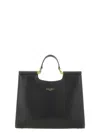 Dolce & Gabbana Small Sicily Shopping Bag In Black Leather