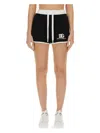Dolce & Gabbana Women's Shorts With Logo Embroidery In Black