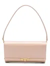 Dolce & Gabbana Leather Marlene Shoulder Bag In Beige