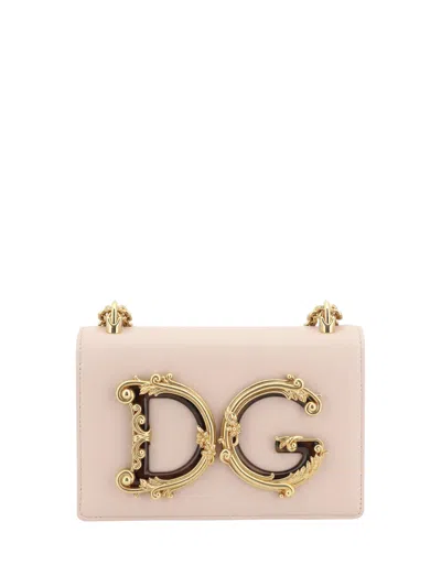 Dolce & Gabbana Women Maxi Logo Shoulder Bag In Multicolor