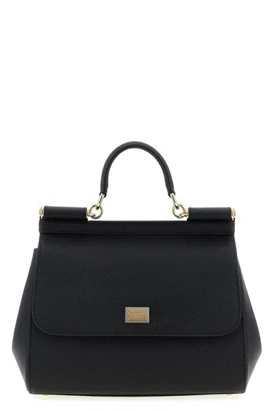 Dolce & Gabbana Women 'sicily' Large Handbag In Black