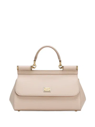 Dolce & Gabbana Women Sicily Leather Handbag In Multi