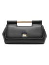 Dolce & Gabbana Women's Sicily Medium Leather Clutch In Black