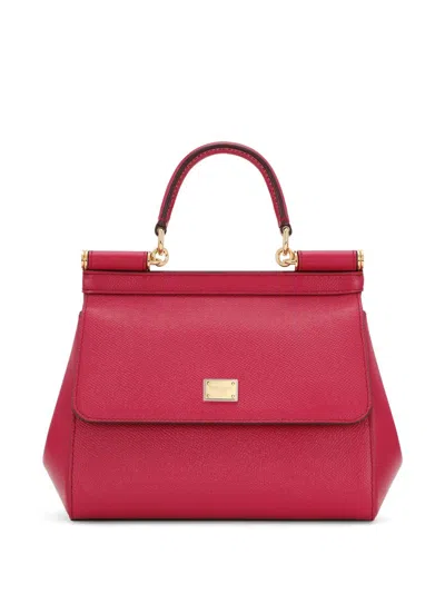 Dolce & Gabbana Women Sicily Medium Leather Handbag In Multi