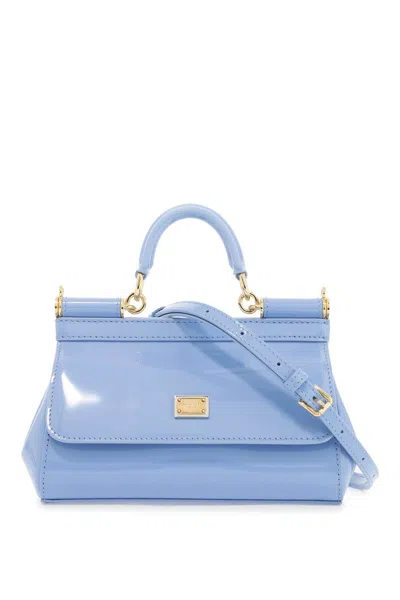 Dolce & Gabbana Dolce  Gabbana Sicily Foldover Crossbody Bag In Blue