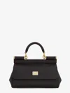 Dolce & Gabbana Women Sicily Small Leather Handbag