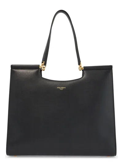 Dolce & Gabbana Women's Sicily Tote Bag In Black