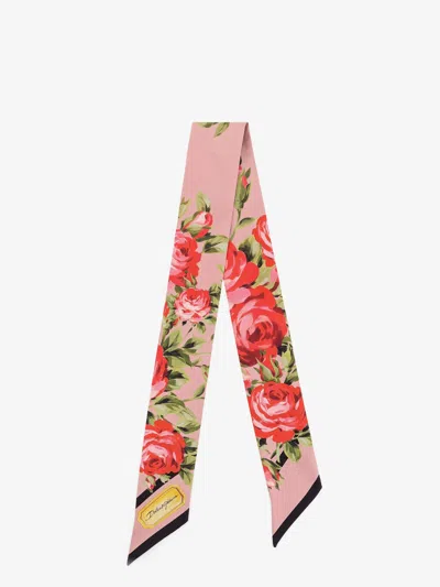 Dolce & Gabbana Women Silk Bandeau In Pink