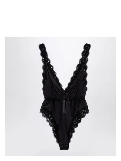Dolce & Gabbana Women's Silk-blend And Lace Bodysuit