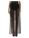 Dolce & Gabbana Belted Midi Chiffon Skirt