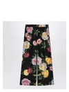 Dolce & Gabbana Peony And Roses Print Pants In Red