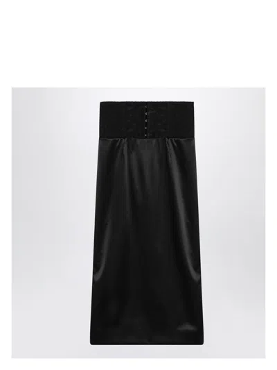Dolce & Gabbana Women's Skirt With Corset-style Detail