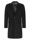 Dolce & Gabbana Women's Slate Wool Blend Coat