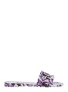 Dolce & Gabbana Women Slide Stampa Maiolica In Blue