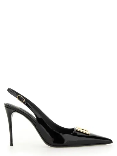 DOLCE & GABBANA DOLCE & GABBANA WOMEN SLING BACK WITH LOGO