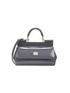 DOLCE & GABBANA WOMEN'S SMALL SICILY LEATHER TOP HANDLE BAG