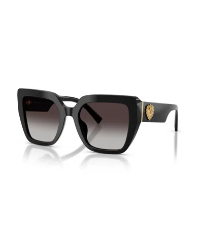 Dolce & Gabbana Women's Square Sunglasses, Dg4538 In Black