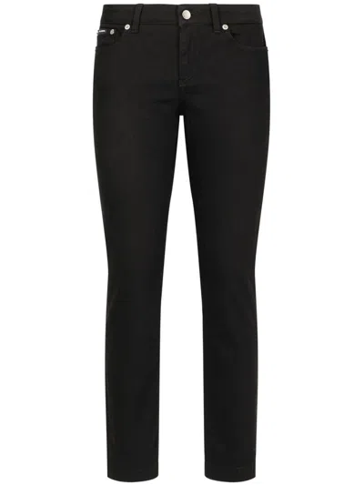 Dolce & Gabbana Women's Ss24 Cotton Jeans In S9001 By  In Black
