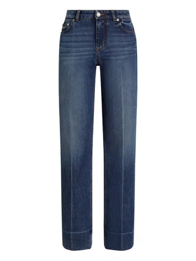 Dolce & Gabbana Women Straight-leg Jeans In Blue