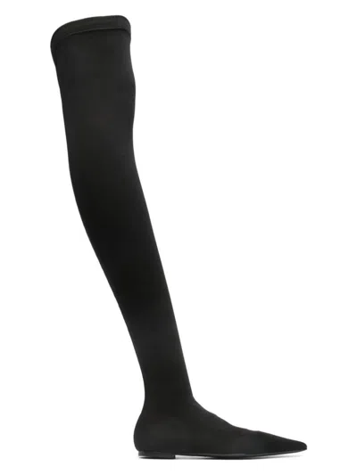 DOLCE & GABBANA WOMEN'S STRETCH JERSEY CUISSARD BOOT