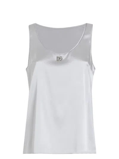 Dolce & Gabbana Women's Stretch Satin Tank Top