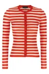 Dolce & Gabbana Women Striped Viscose Cardigan In Multi