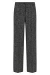 Dolce & Gabbana Women Striped Wool Pants In Multi