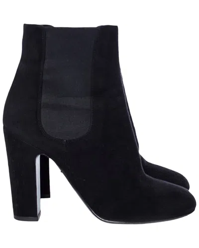 Pre-owned Dolce & Gabbana Women's Suede Heeled Chelsea Boot (authentic Pre-loved)