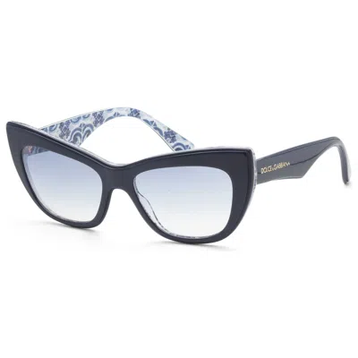 Dolce & Gabbana Women's Sunglasses, Dg441754-y In Blue On Blue Maiolica