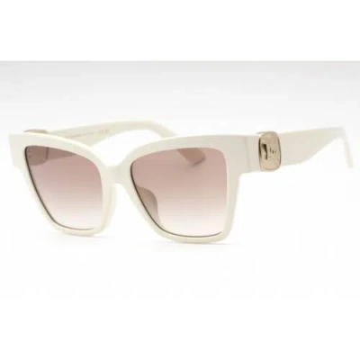 Pre-owned Dolce & Gabbana Women's Sunglasses Dark Tortoise Cat Eye Frame 0dg4470f 331294 In Gradient/mirrored