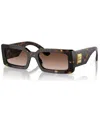 Dolce & Gabbana Rectangular Sunglasses, 53mm In Havana