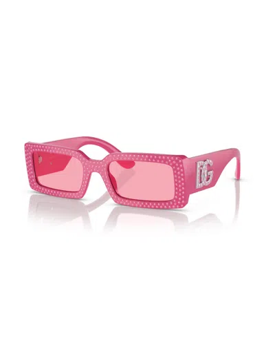 Dolce & Gabbana Women's Sunglasses Dg4447b In Fuchsia