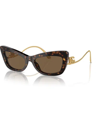 Dolce & Gabbana Women's Sunglasses, Dg4467b In Havana