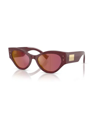 Dolce & Gabbana Women's Sunglasses, Dg4480f In Bordeaux