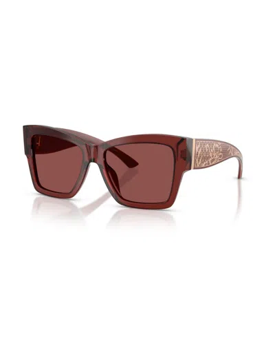Dolce & Gabbana Women's Sunglasses, Dg4493 In Bordeaux