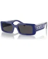 Dolce & Gabbana Logo-print Rectangle-frame Sunglasses