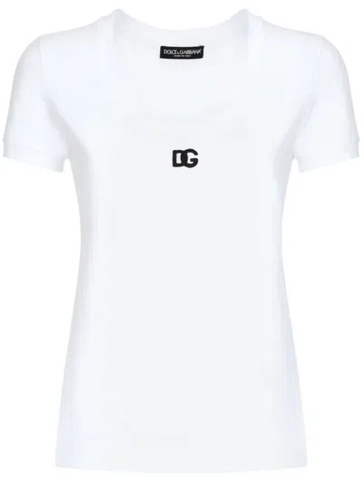 Dolce & Gabbana Logo T-shirt In White