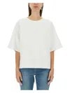 Dolce & Gabbana T-shirt With Lettering Logo In White