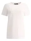 Dolce & Gabbana T-shirt With Logo Patch T-shirts White In White