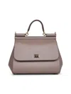 Dolce & Gabbana Women Taupe Large Sicily Handbag