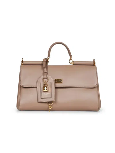 Dolce & Gabbana Women Taupe My Sicily Handbag<br/>