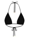 Dolce & Gabbana Triangle-cup Bikini Top In Black